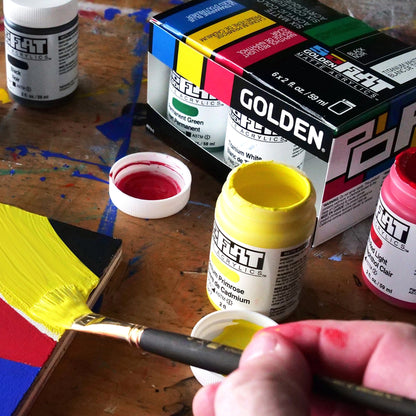 GOLDEN SoFlat Matte Acrylic Paint - 59ml - Pop Set of 6