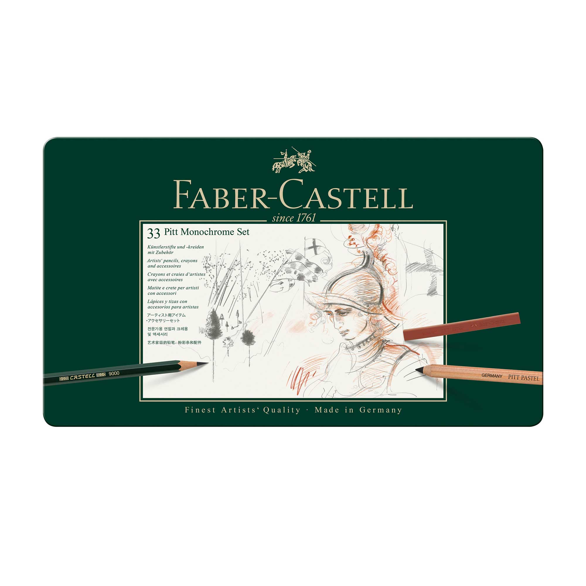 Faber Castell Pitt Monochrome Set of 33