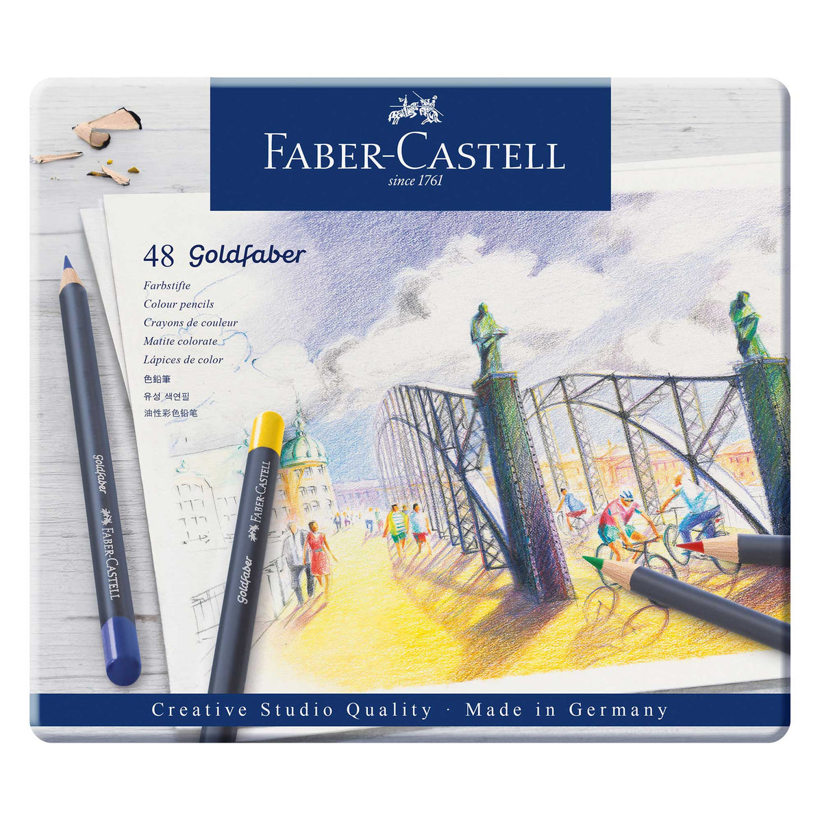 Faber-Castell Goldfaber Coloured Pencils - Set of 48