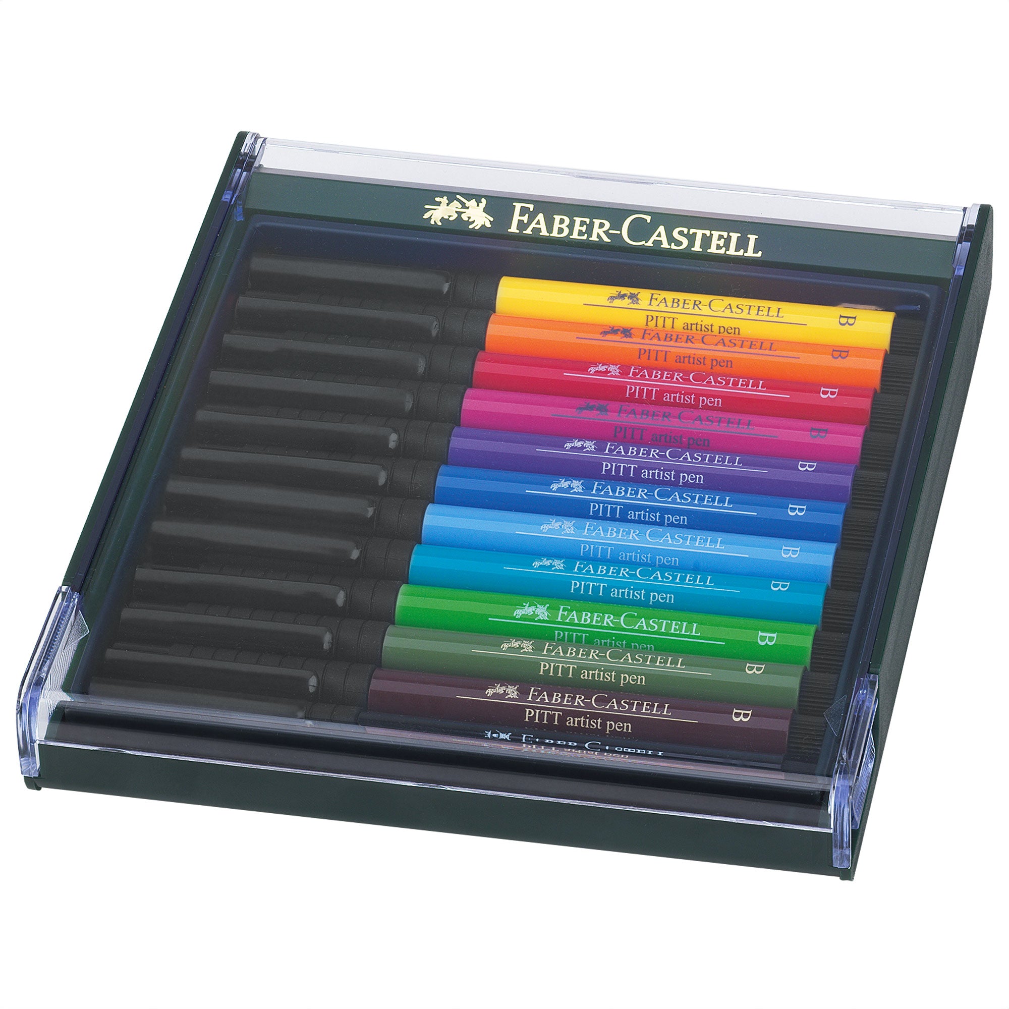 Faber-Castell 12 Pitt Artist Pen Set - Bright