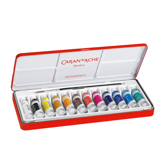 Caran d'Ache Gouache Studio Paint Set of 12 Tubes