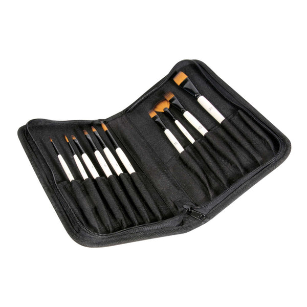 DalerRowney Graduate MultiTechnique Brush Set of 10 in a Zip Case
