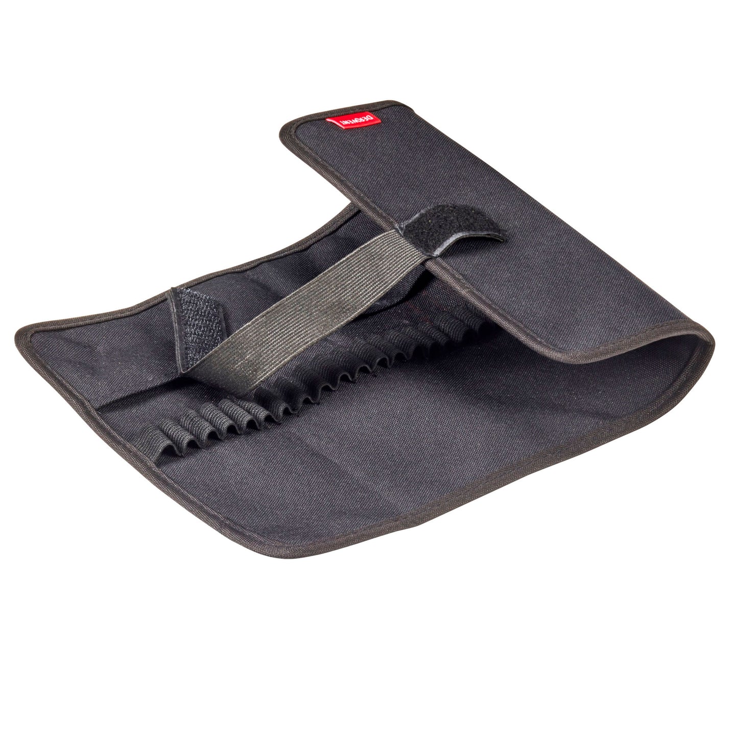 The adjustable elasticated strap securely keeps your pencils and accessories neat and tidy.