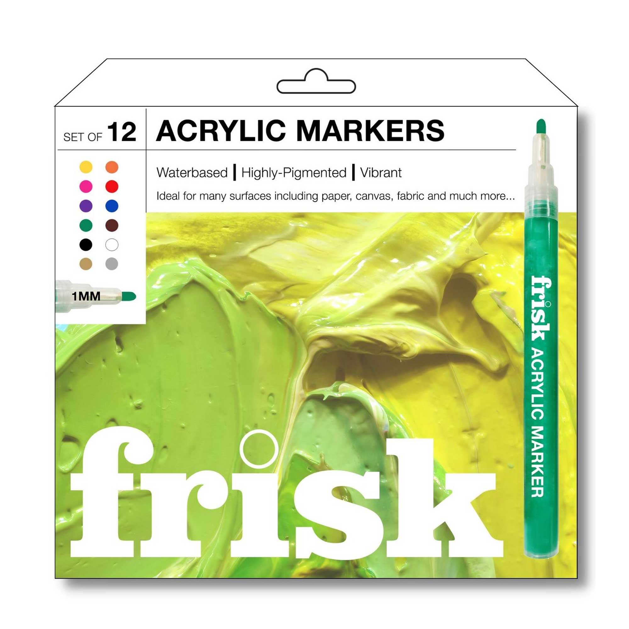 Frisk Acrylic Markers Set of 12