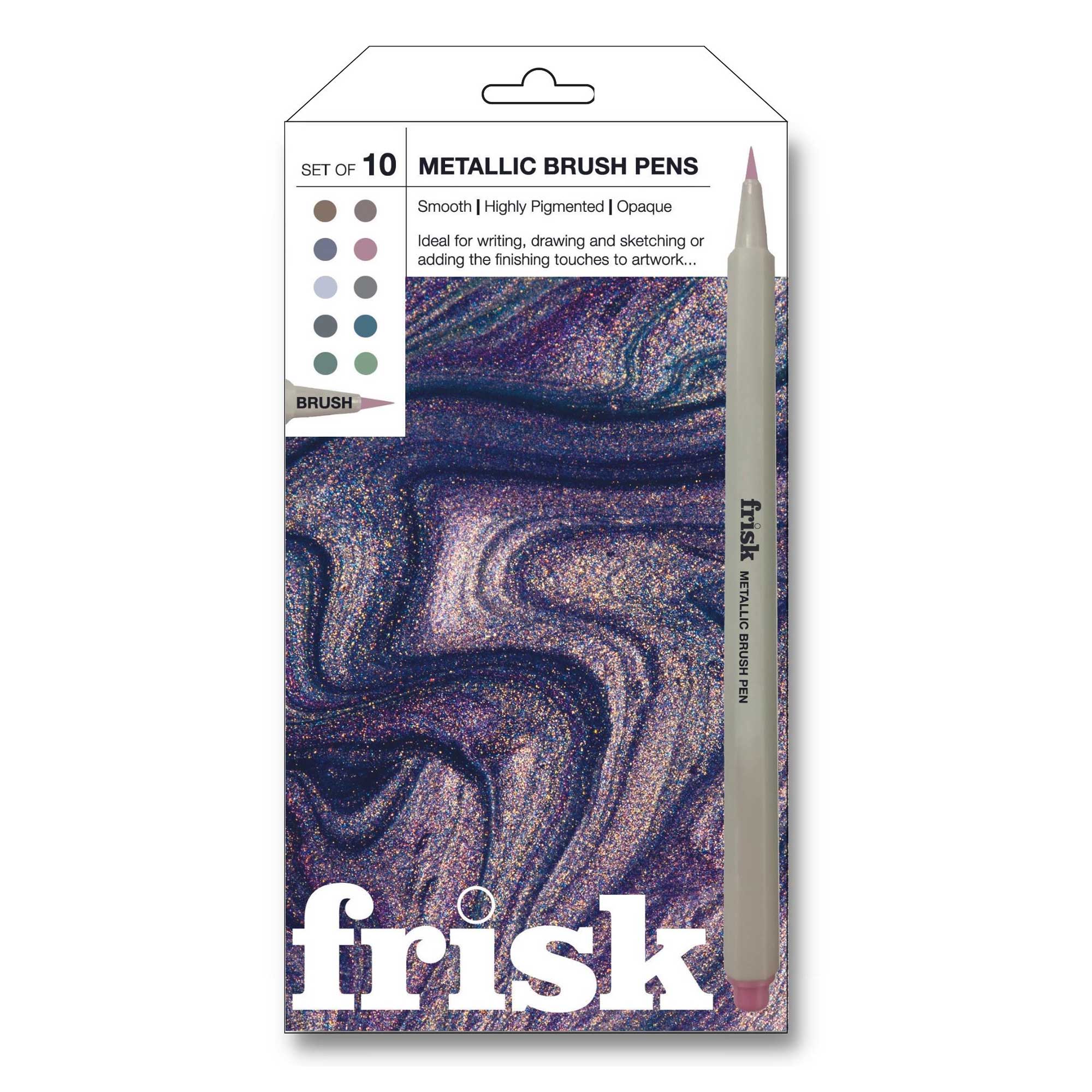 Frisk Metallic Markers Set of 10 - 2mm