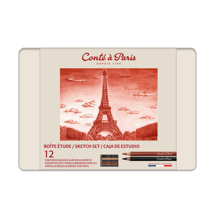 Conte a Paris : Sketching Pencil Set : Set of 12