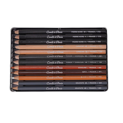Conte a Paris : Sketching Pencil Set : Set of 12