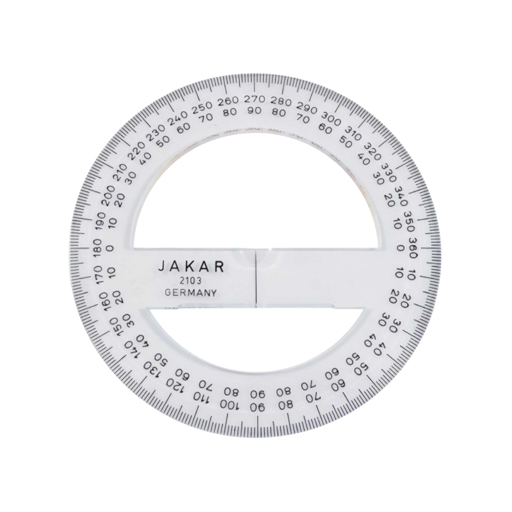 360 Number Less Protractor Protractor 360 Actual Size Deli G00402 Ruler Set 4 Pack Theodist