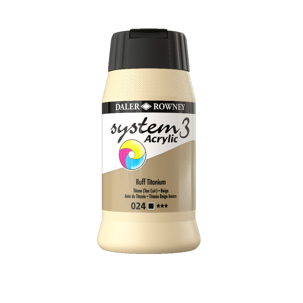 Daler-Rowney System3 Acrylic Paint - 500ml