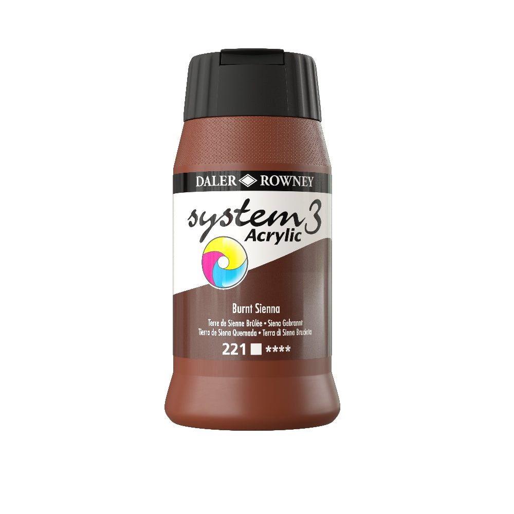 Daler-Rowney System3 Acrylic Paint - 500ml