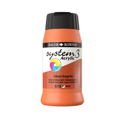 Daler-Rowney System3 Acrylic Paint - 500ml
