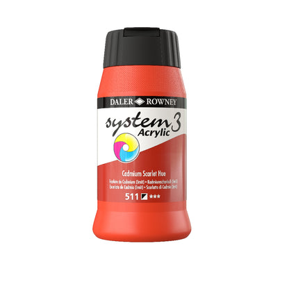 Daler-Rowney System3 Acrylic Paint - 500ml