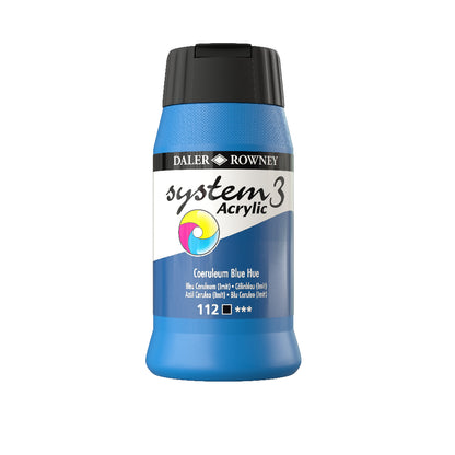 Daler-Rowney System3 Acrylic Paint - 500ml