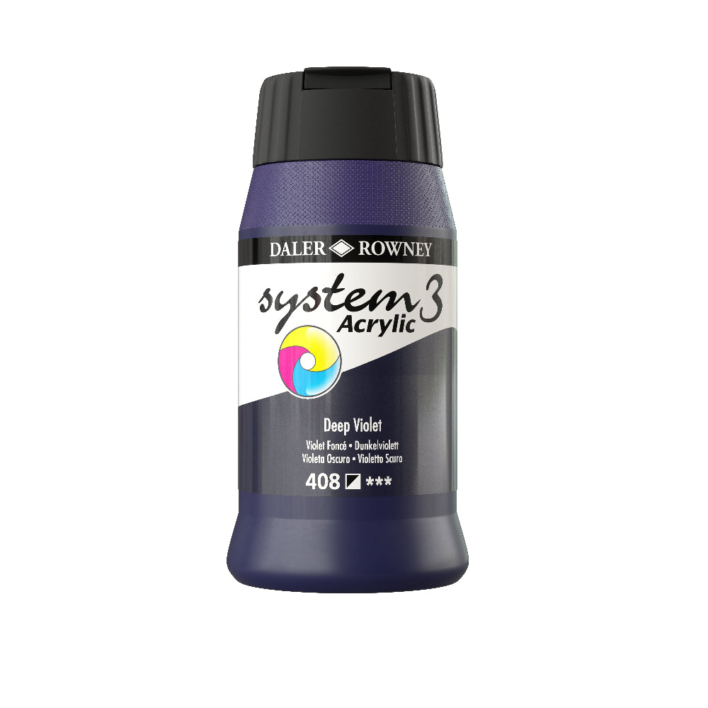 Daler-Rowney System3 Acrylic Paint - 500ml