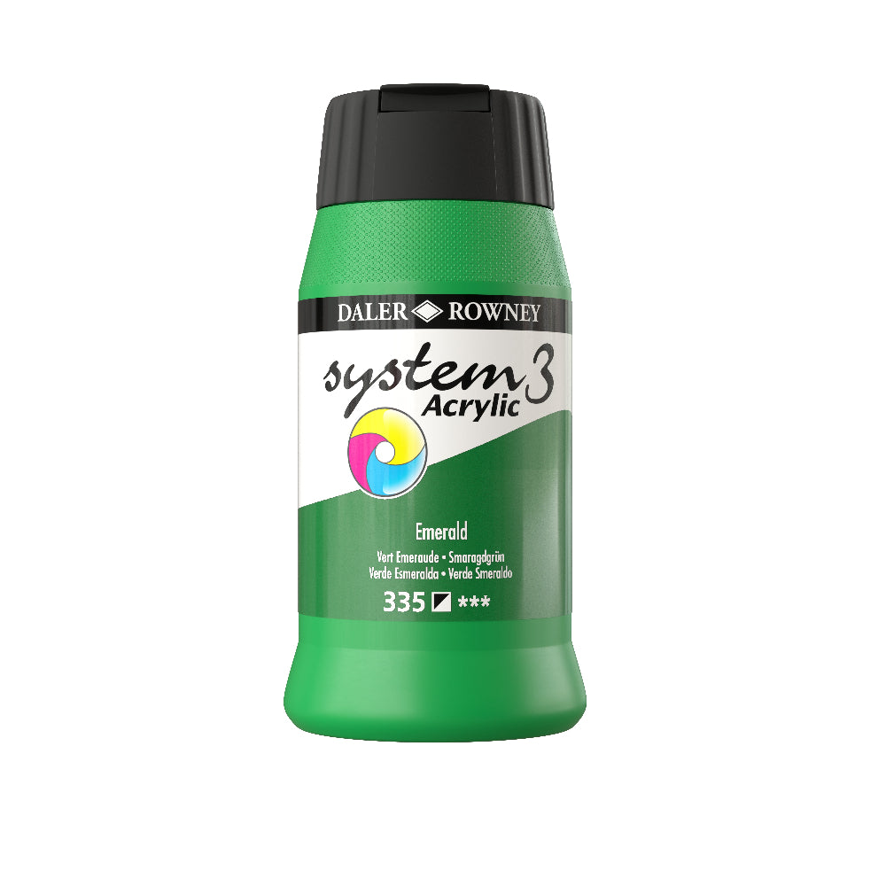 Daler-Rowney System3 Acrylic Paint - 500ml