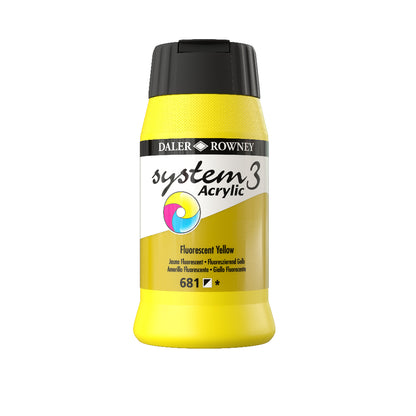 Daler-Rowney System3 Acrylic Paint - 500ml
