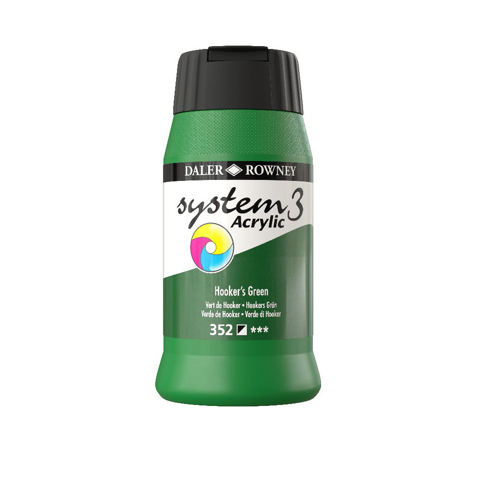 Daler-Rowney System3 Acrylic Paint - 500ml