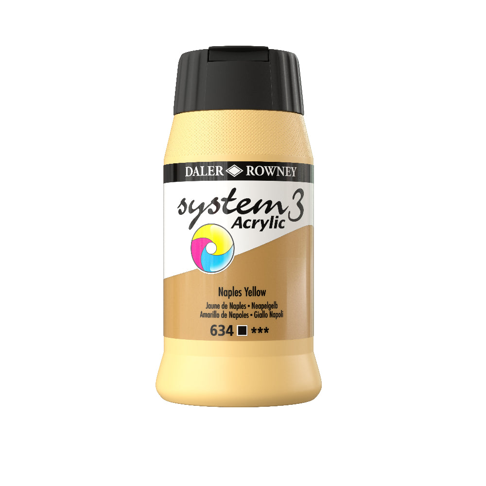Daler-Rowney System3 Acrylic Paint - 500ml