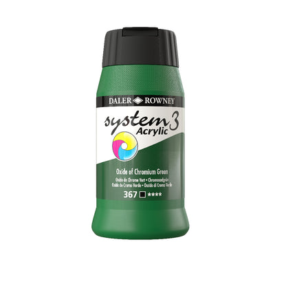 Daler-Rowney System3 Acrylic Paint - 500ml