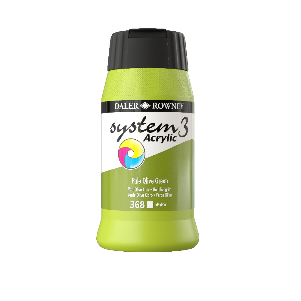 Daler-Rowney System3 Acrylic Paint - 500ml