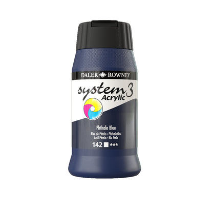 Daler-Rowney System3 Acrylic Paint - 500ml
