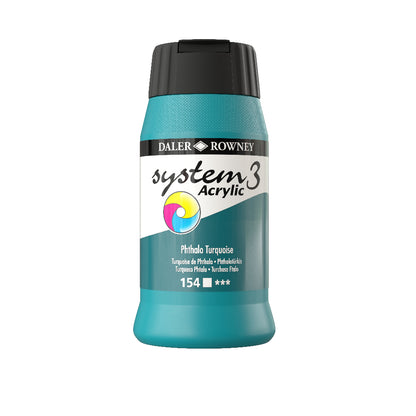 Daler-Rowney System3 Acrylic Paint - 500ml