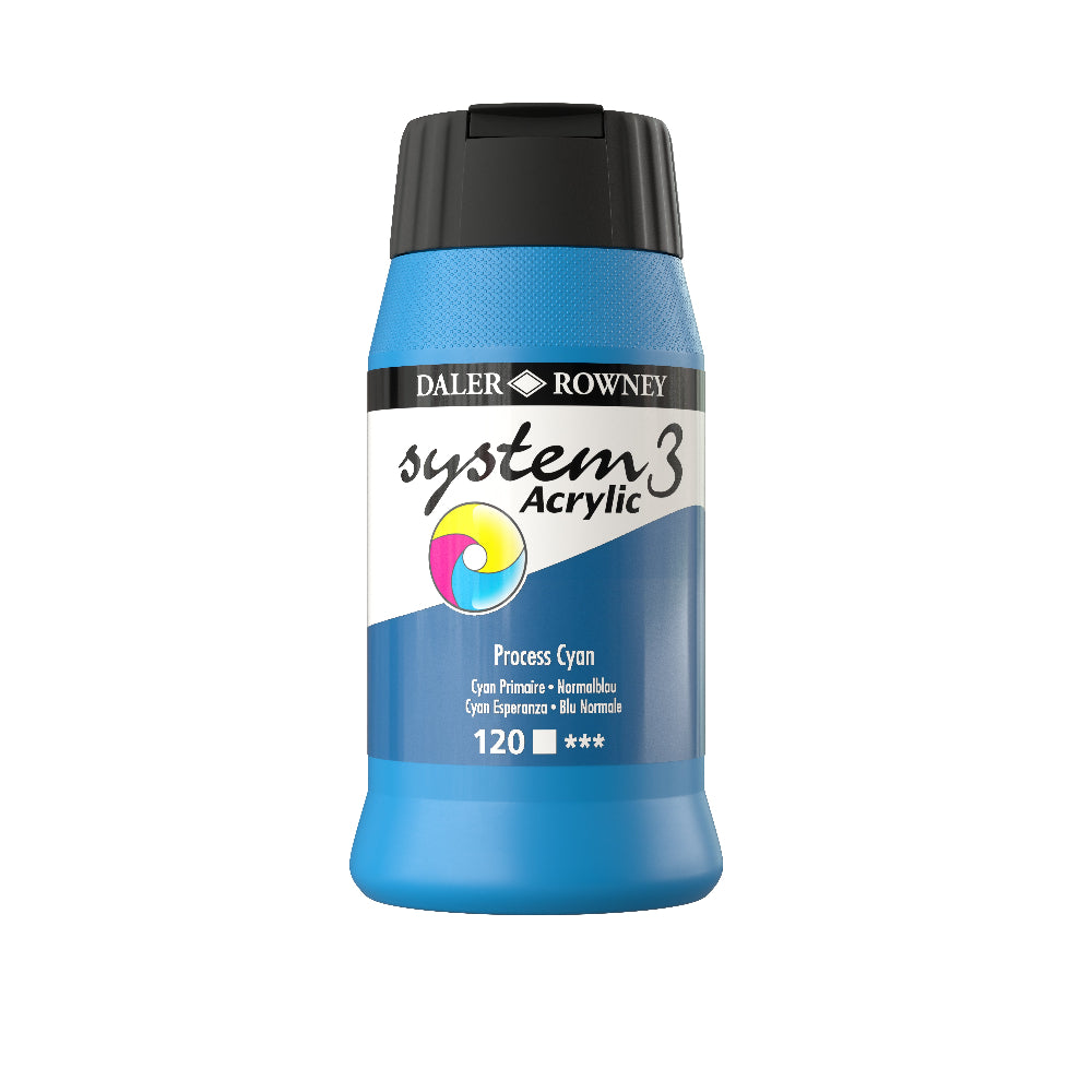 Daler-Rowney System3 Acrylic Paint - 500ml