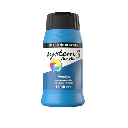 Daler-Rowney System3 Acrylic Paint - 500ml