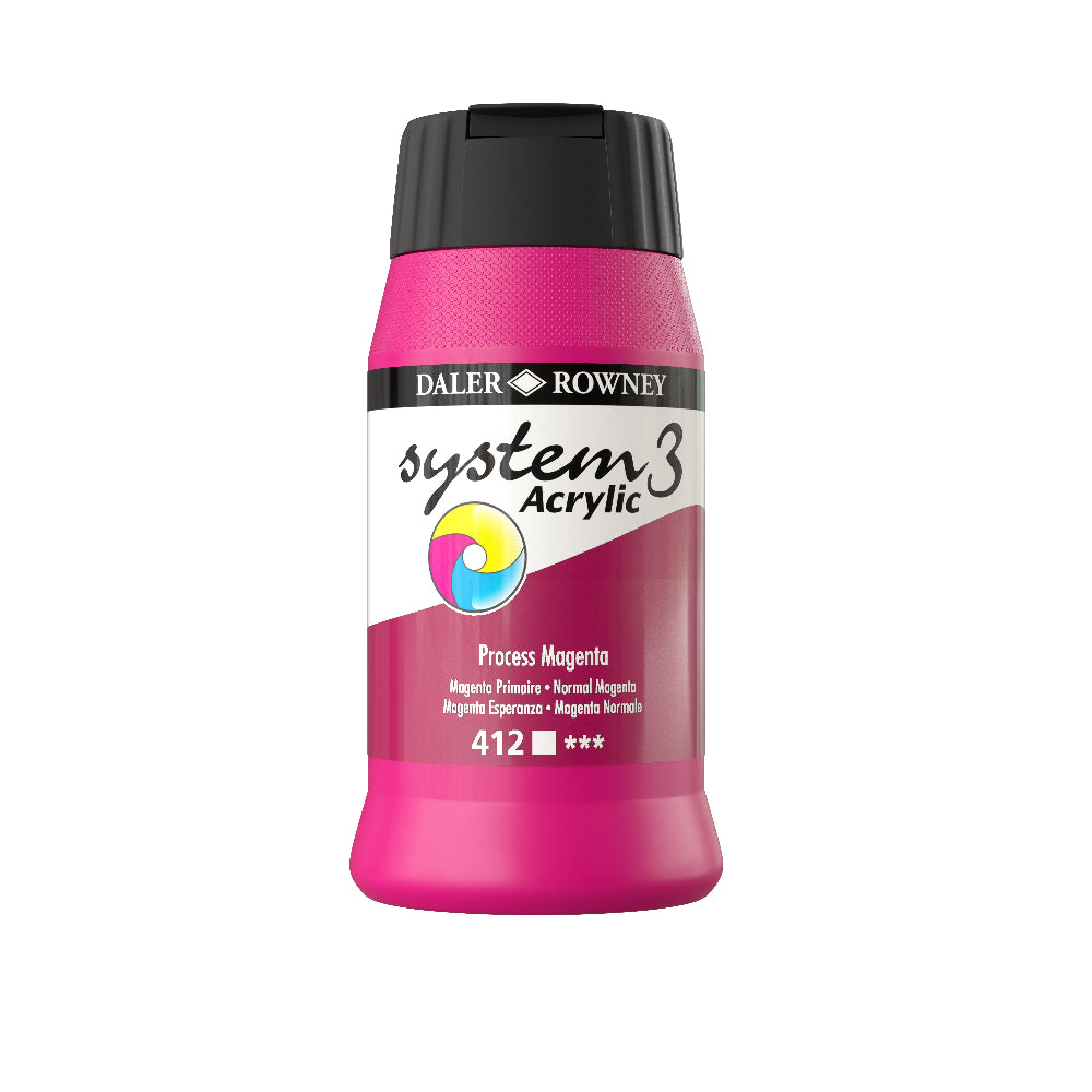 Daler-Rowney System3 Acrylic Paint - 500ml