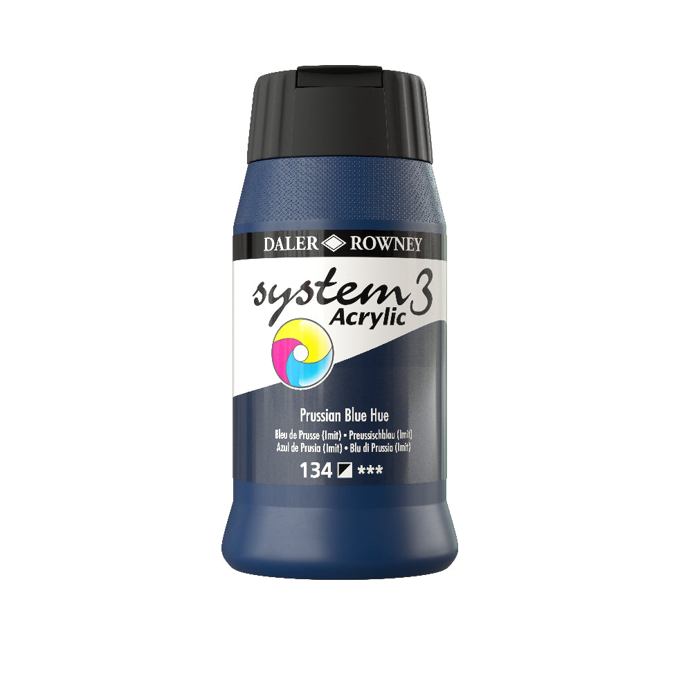 Daler-Rowney System3 Acrylic Paint - 500ml