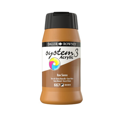 Daler-Rowney System3 Acrylic Paint - 500ml