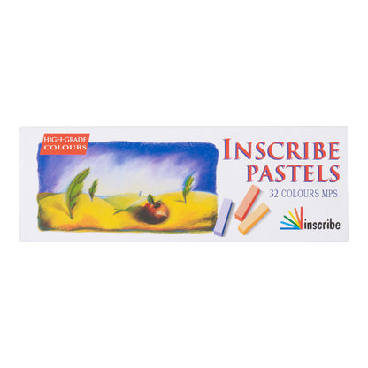 Inscribe Soft Pastels Assorted Colours Pack of 32
