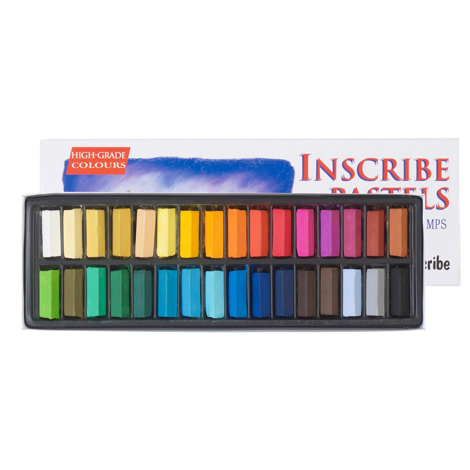Inscribe Soft Pastels - Assorted - Half Size - Pack of 32 – ARTdiscount