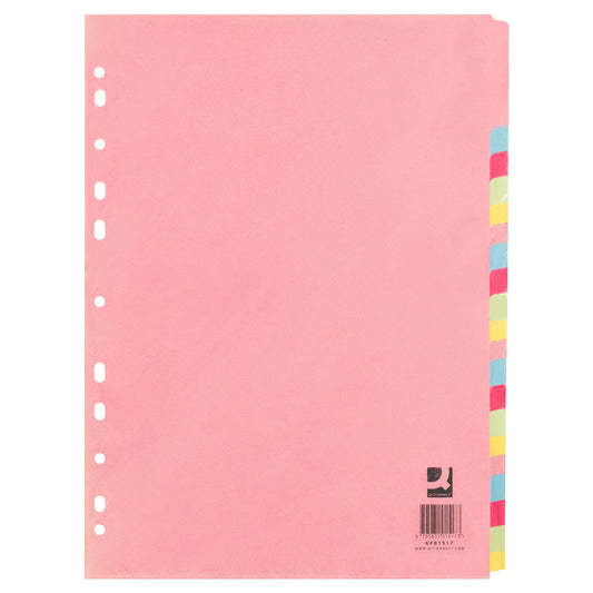 Ex-Display - Office Dividers - 155gsm - Pack of 20 Part - Assorted Colours - A4