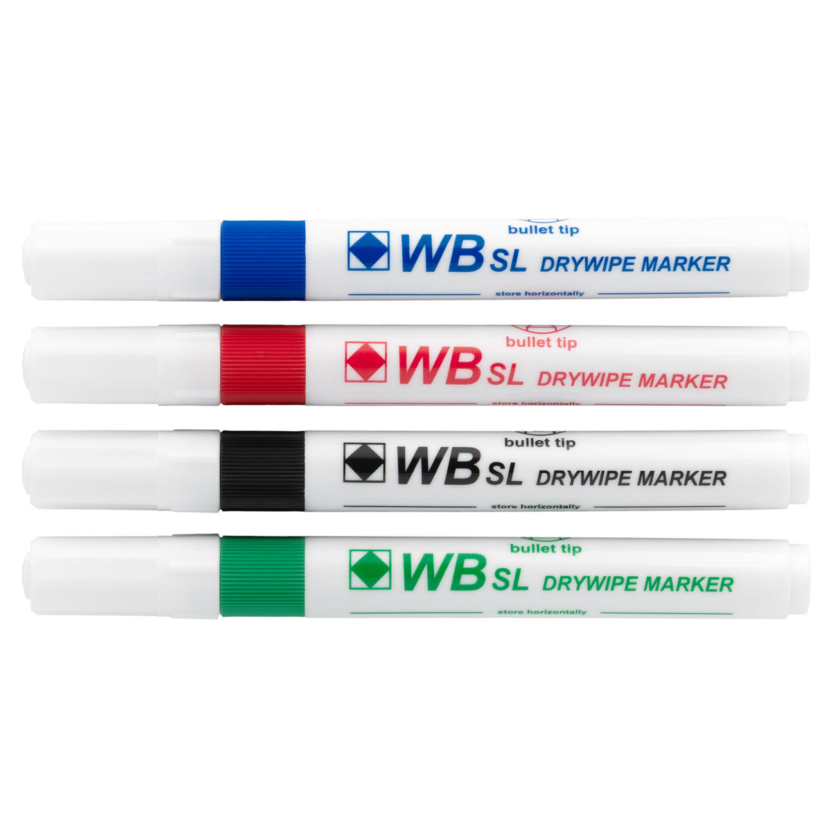 5 Star Office Drywipe Whiteboard Markers - Set of 4