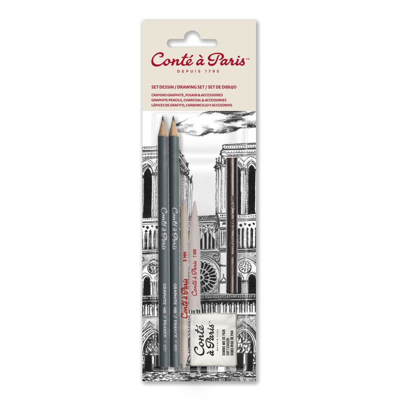 Conte a Paris : Drawing Pencil Set : Set of 6