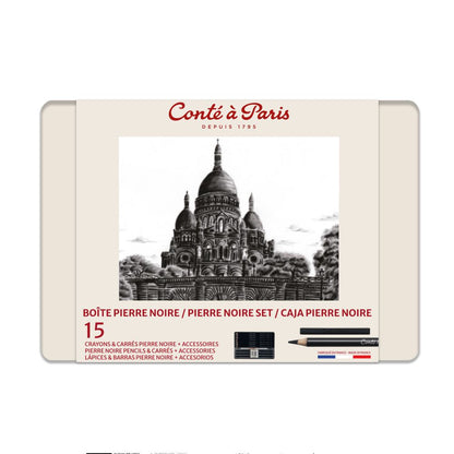 Conte a Paris : Pierre : Noire Drawing Set : Set of 15