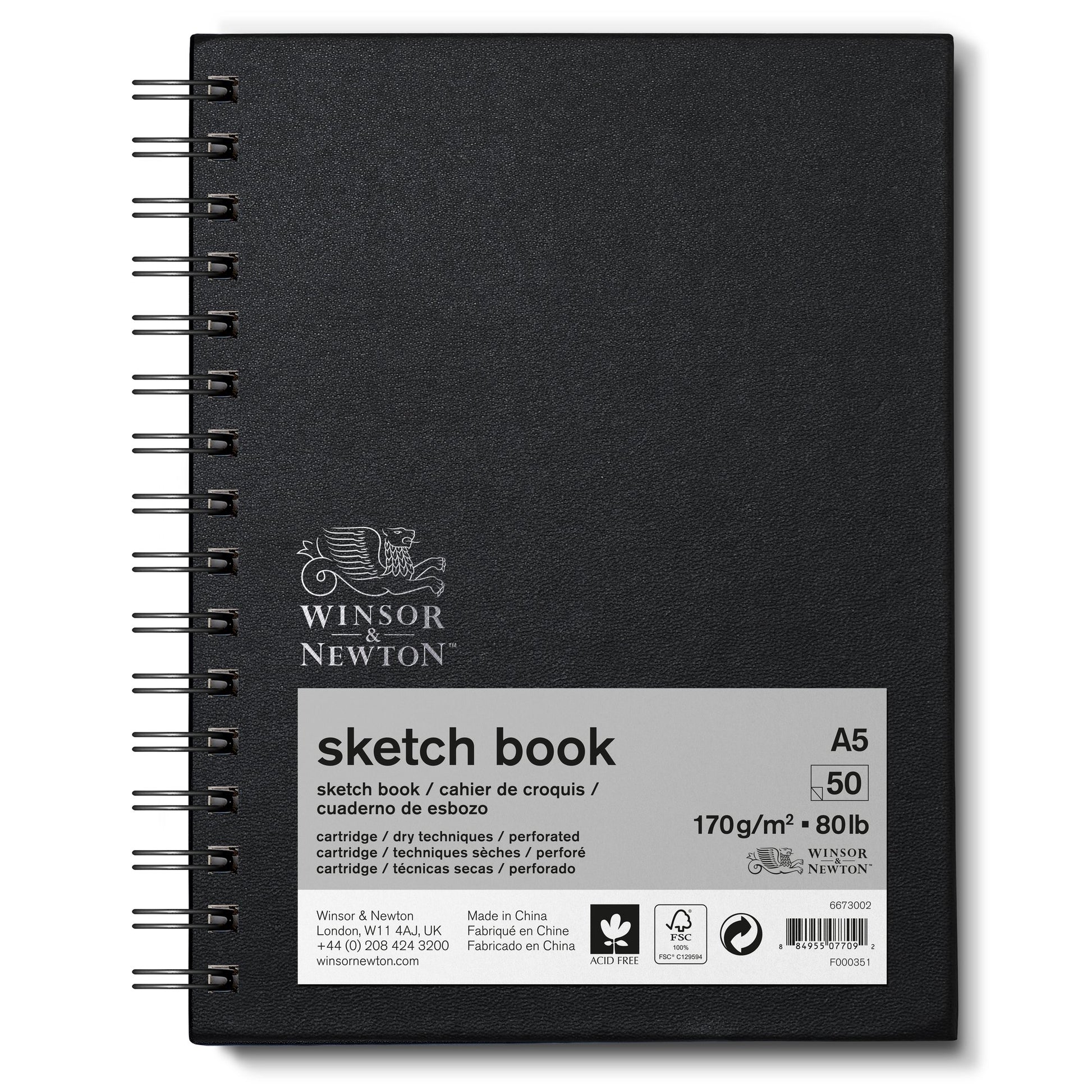Winsor & Newton Hardback Sketchbook - A5