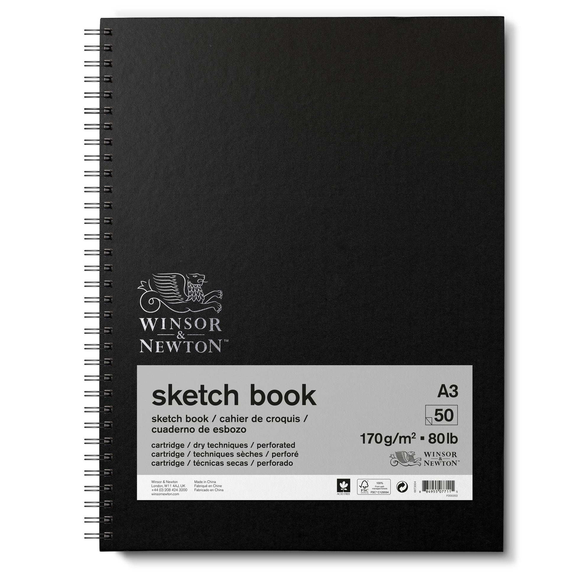 Winsor & Newton Hardback Sketchbook - A3