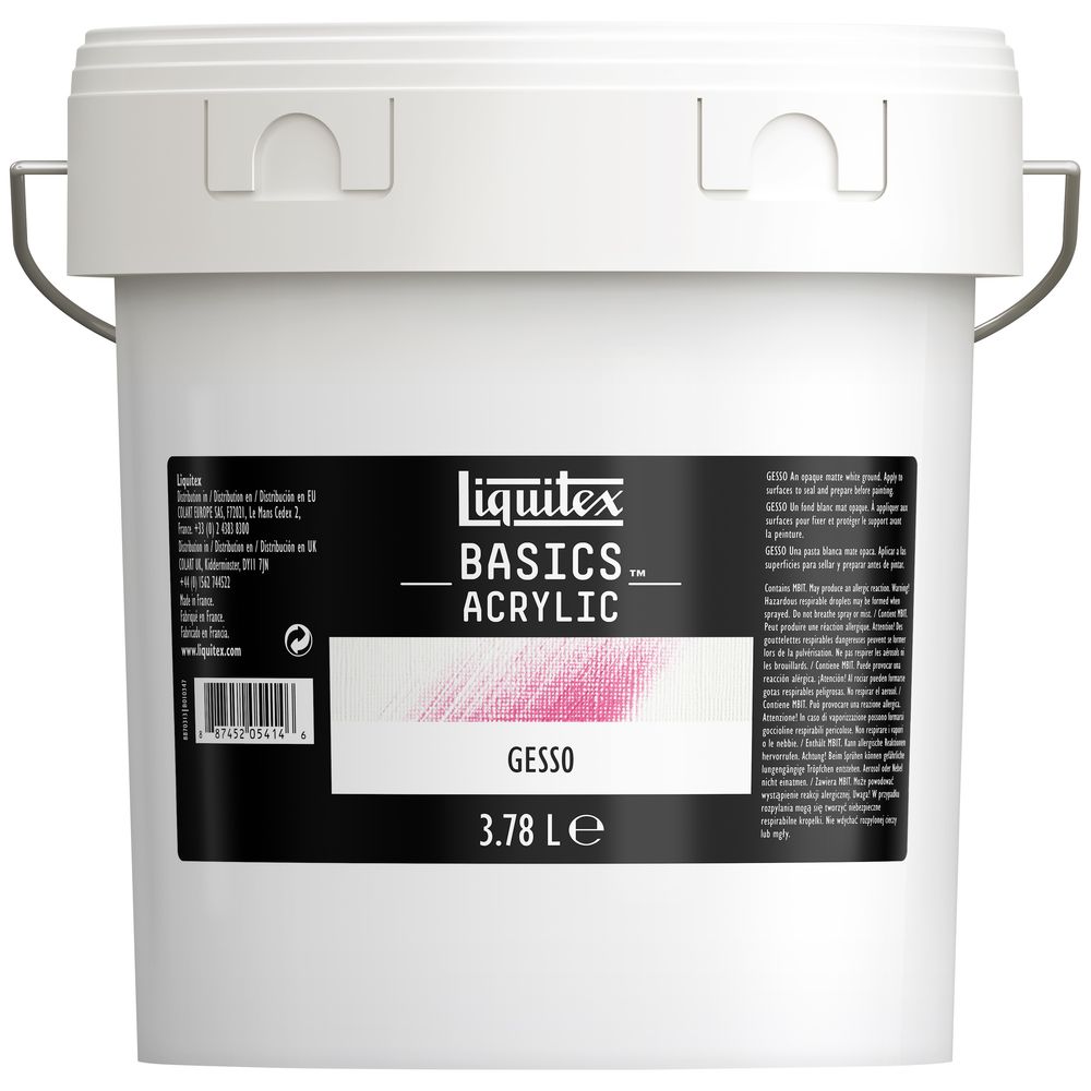 Liquitex : Basics : Acrylic Medium : 3.78ltr (128oz) : Gesso