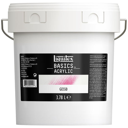 Liquitex : Basics : Acrylic Medium : 3.78ltr (128oz) : Gesso