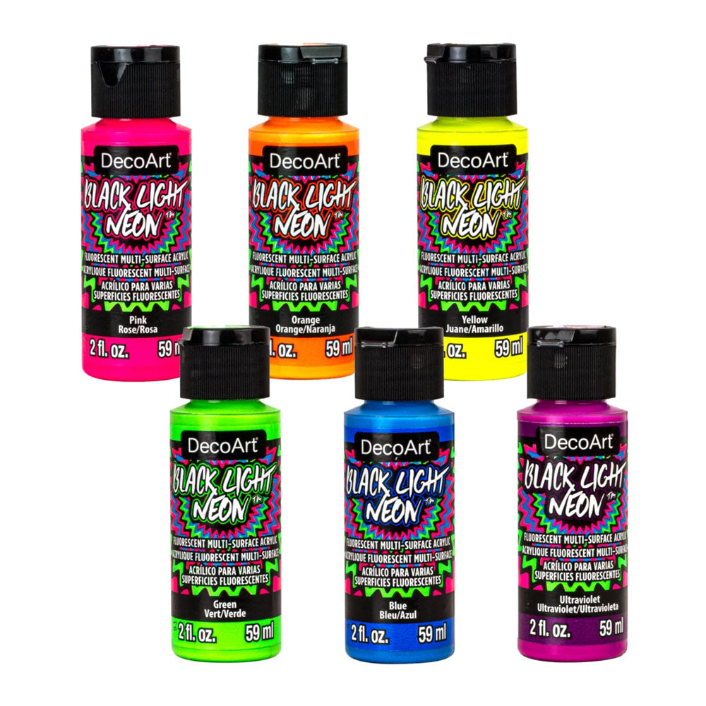 Deco Art : Black Light Neon : Multi-Surface Acrylic Paint : 59ml (2oz)