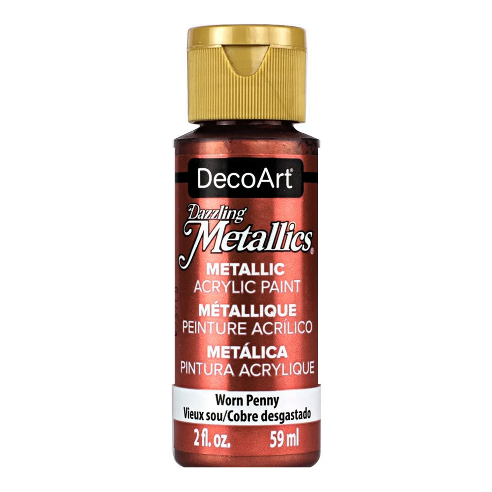 Deco Art : Dazzling Metallics : Metallic Acrylic Paint : 59ml (2oz)