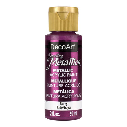 Deco Art : Dazzling Metallics : Metallic Acrylic Paint : 59ml (2oz)
