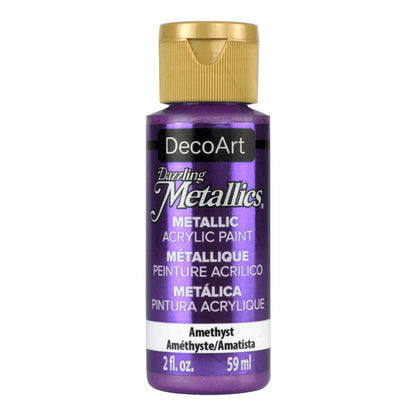 Deco Art : Dazzling Metallics : Metallic Acrylic Paint : 59ml (2oz)