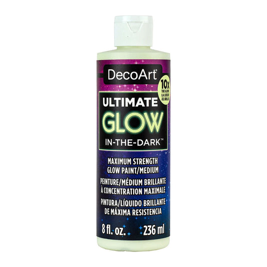 Deco Art : Ultimate Glow In The Dark Paint : 236ml (8oz)