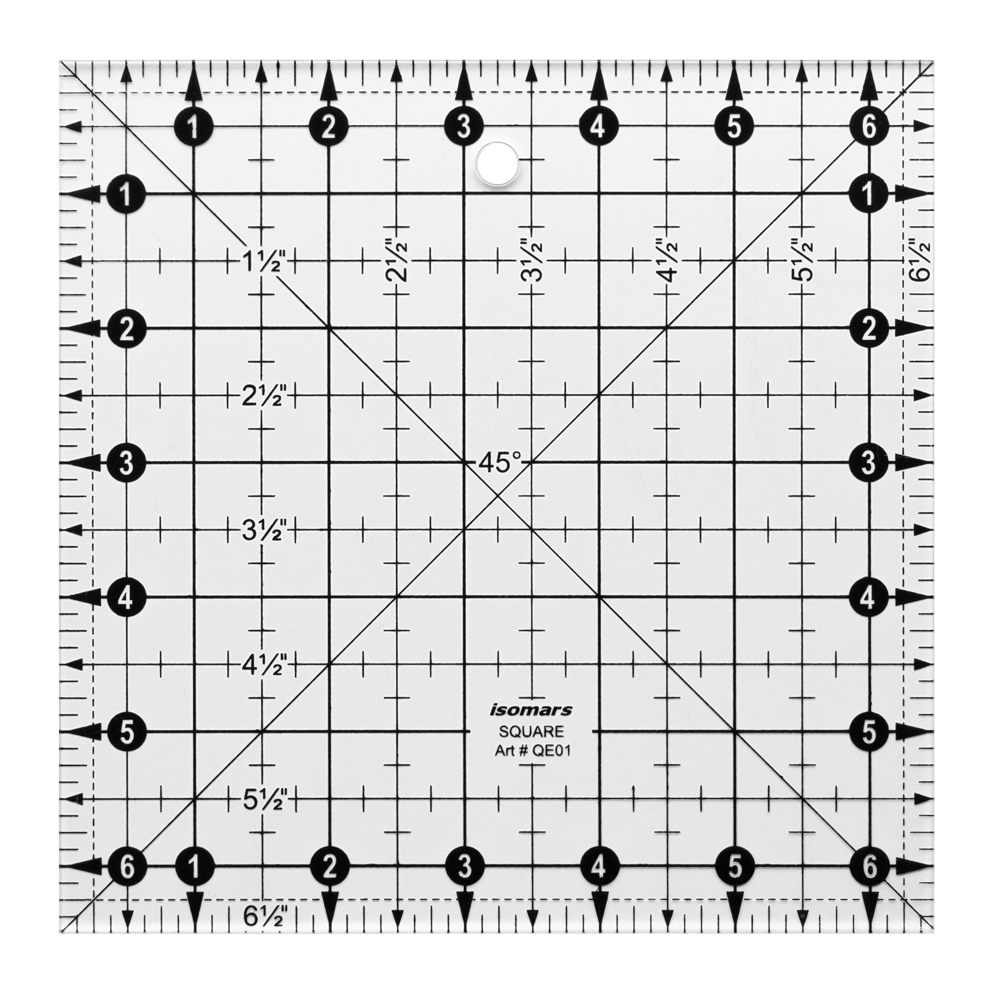 ARTdiscount Quilting Square - 6.5" x 6.5"