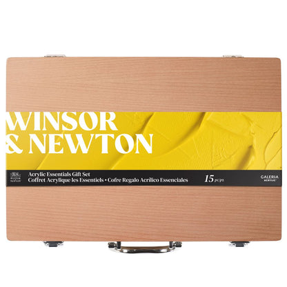 Winsor & Newton : Galeria : Acrylic Paint : 60ml : Wooden Box : Set of 8