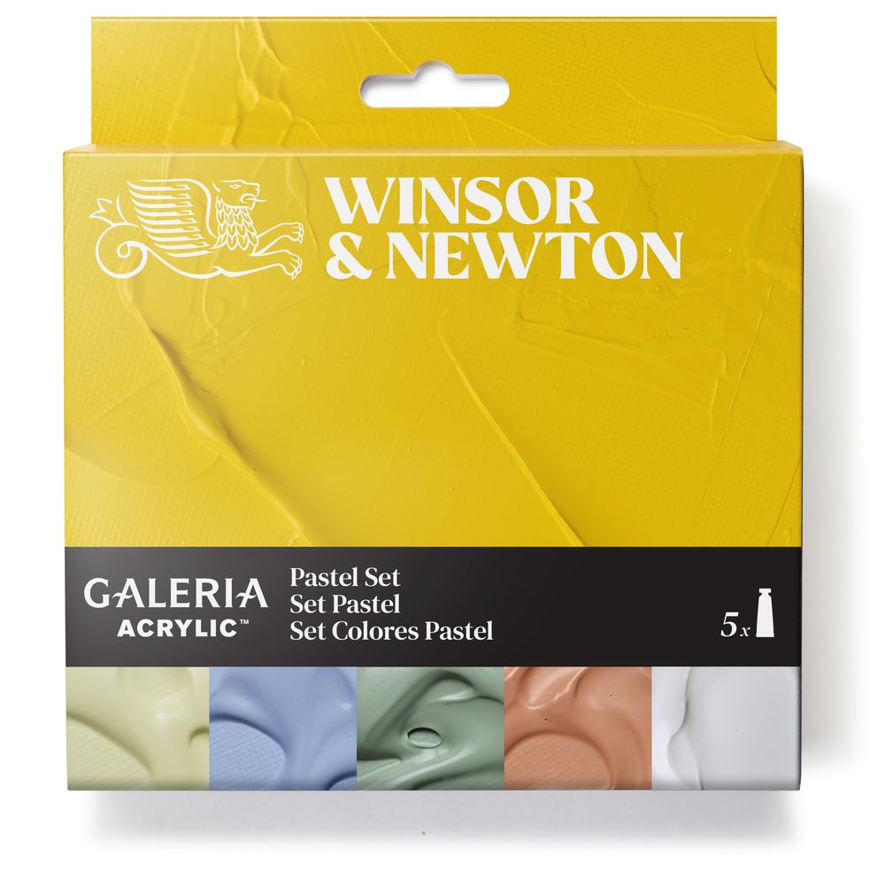 Winsor & Newton : Galeria : Acrylic Paint : 60ml : Pastel : Set of 5