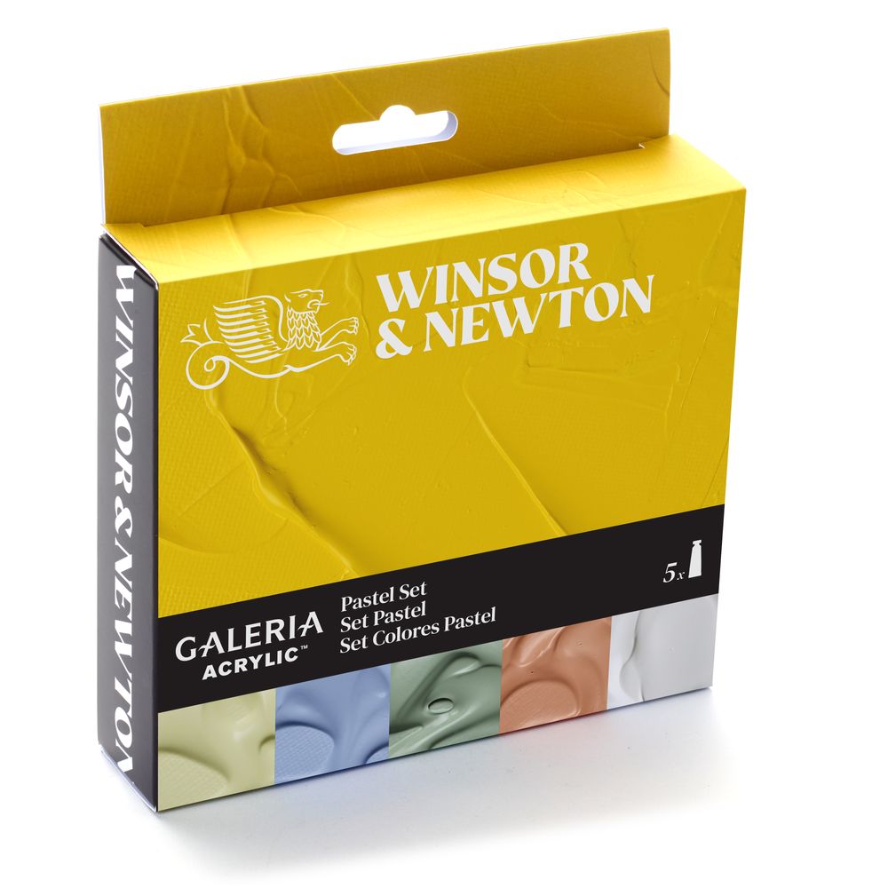 Winsor & Newton : Galeria : Acrylic Paint : 60ml : Pastel : Set of 5